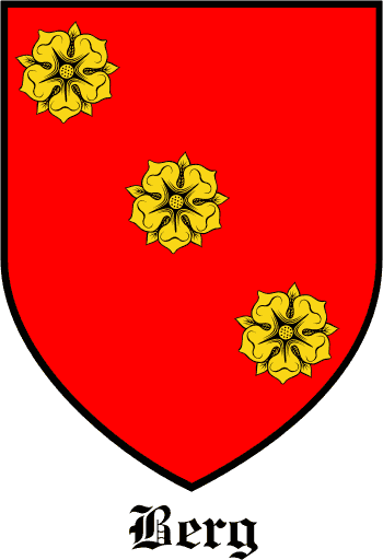 BERG family crest