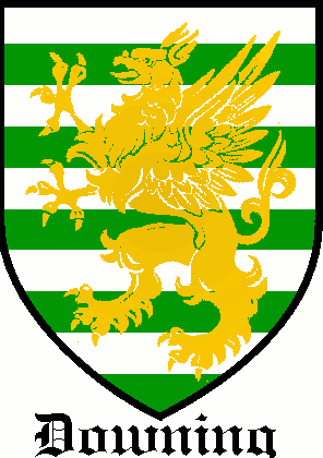 DOWNING family crest