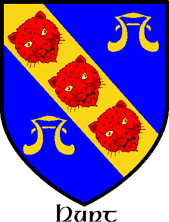 HUNT family crest