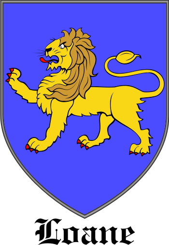 LOANE family crest