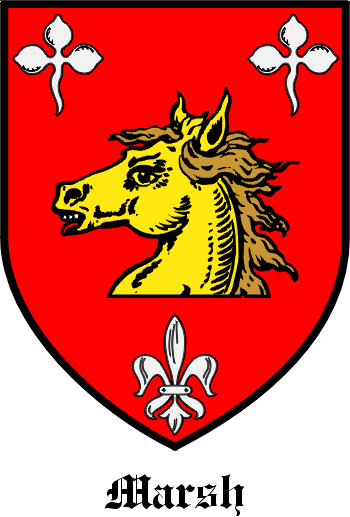 MARSH family crest